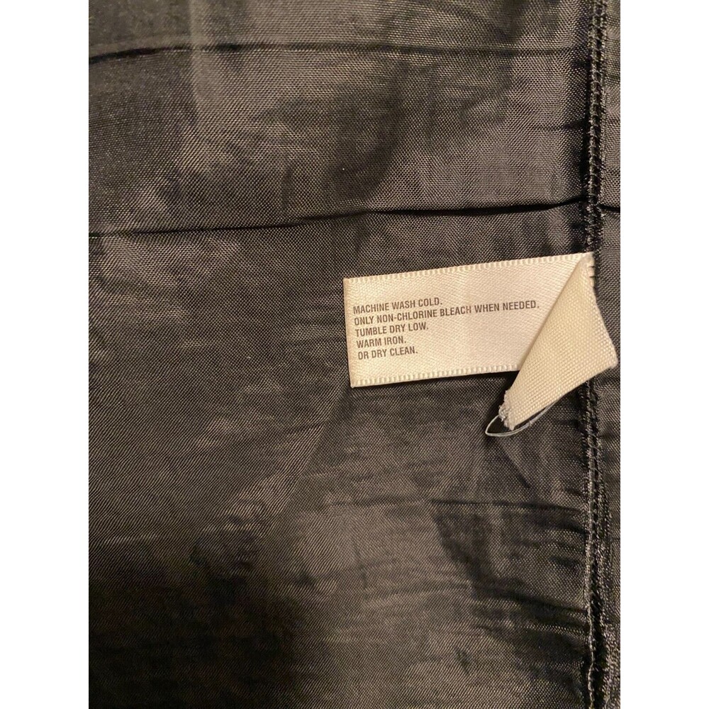 Gap Wrapped Mini Skirt Women's 0 Black Viscose Lined Classic Pleated Pockets - Picture 9 of 12
